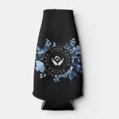 Einfache Minimalistische Logo-Flasche Cooler Flaschenkühler (Vorderseite)