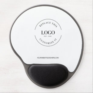 Einfache Minimalistische Logo-Markenbezeichnung Gel Mousepad