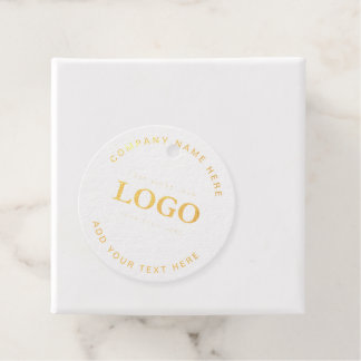 Einfache Minimalistische Logo- und Textwerbung Geschenkanhänger
