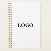 Einfache Minimalistische Logo- und Textwerbung Planer (Vorderseite)