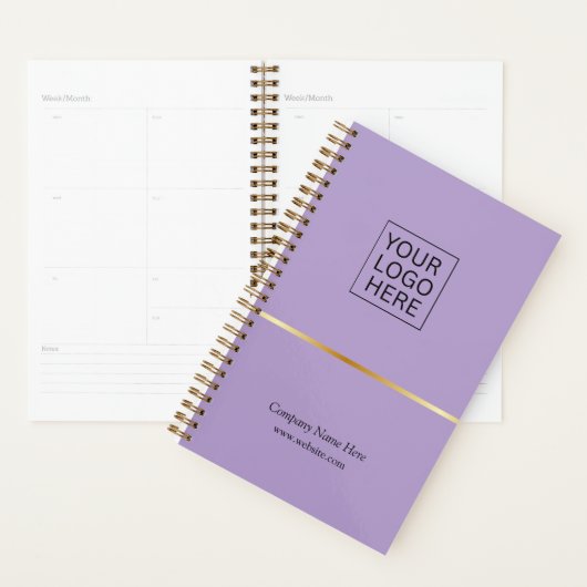 Einfache Minimalistische Logo- und Textwerbung Planer (Anzeige)