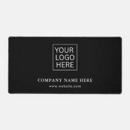 Einfache Minimalistische Logo- und Textwerbung Schreibtischunterlage