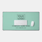 Einfache Minimalistische Logo- und Textwerbung Schreibtischunterlage (Tastatur & Maus)