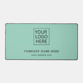 Einfache Minimalistische Logo- und Textwerbung Schreibtischunterlage