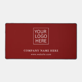 Einfache Minimalistische Logo- und Textwerbung Schreibtischunterlage