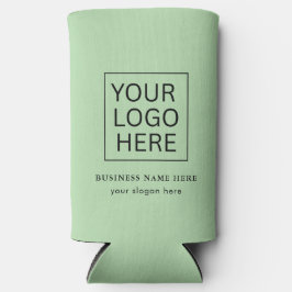 Einfache Minimalistische Logo- und Textwerbung Selters Dosenkühler