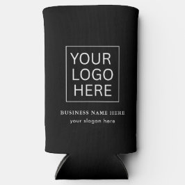 Einfache Minimalistische Logo- und Textwerbung Selters Dosenkühler