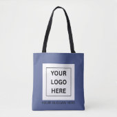 Einfache Minimalistische Logo- und Textwerbung Tasche (Vorderseite)