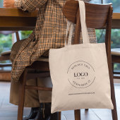 Einfache Minimalistische Logo-Werbeaktion Tragetasche