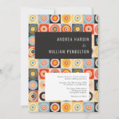 Einfache Minimalistische Mittelalter Moderne Hochz Einladung (Vorderseite)