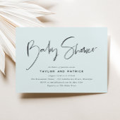 Einfache Minimalistische moderne handgeschriebene  Einladung