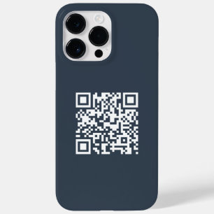 Einfache Minimalistische moderne QR-Kodizes Case-Mate iPhone 14 Pro Max Hülle