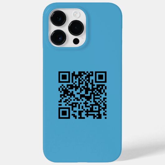 Einfache Minimalistische moderne QR-Kodizes Case-Mate iPhone Hülle (Rückseite)