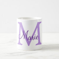 einfache minimalistische Monogramm-Name in rosa ro