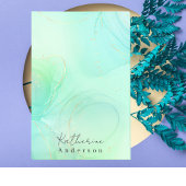 Einfache Minimalistische Monogramm Post-it Klebezettel