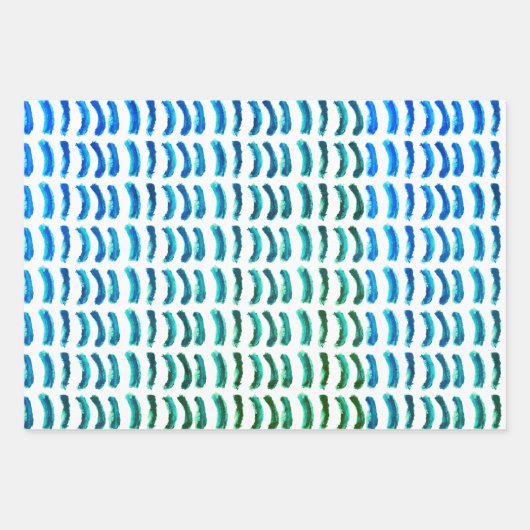 Einfache Minimalistische Ölfarben Geschenkpapier Set (Vorderseite 3)