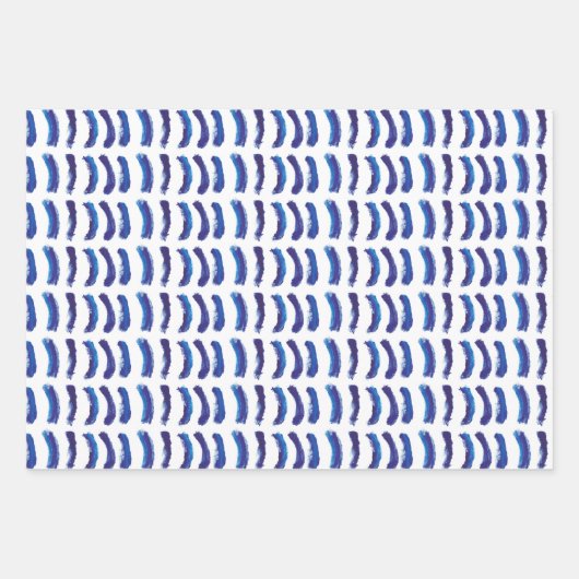 Einfache Minimalistische Ölfarben Geschenkpapier Set (Vorderseite)