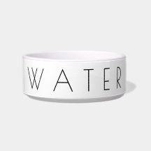 Einfache Minimalistische Pet-Wasserschale
