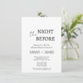 Einfache Minimalistische Probe Einladung (Stehend Vorderseite)