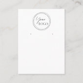 Einfache Minimalistische QR-Code für Ihr Unternehm Visitenkarte (Vorderseite)