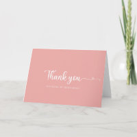 Einfache Minimalistische Rose Bridesmaid Dankeschö