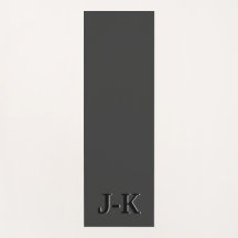 Einfache Minimalistische Schwarzweißmonogramm