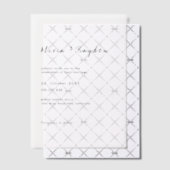 Einfache Minimalistische Script-Hochzeit Pergament Einladungen (Versetzt (Einladung))