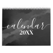 Einfache Minimalistische Script-Kalligrafie Kalender (Titelbild)