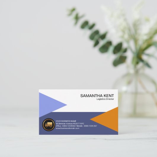 Einfache Minimalistische Seeland-Luft färbt Visitenkarte (Stehend Vorderseite)