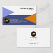 Einfache Minimalistische Seeland-Luft färbt Visitenkarte (Vorne/Hinten)