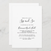 Einfache Minimalistische Sip and See