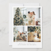 Einfache Minimalistische Skripte Frohe Weihnachten (Rückseite)