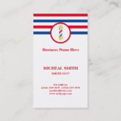 Einfache Minimalistische Strickschick-Shops Visitenkarte (Rückseite)