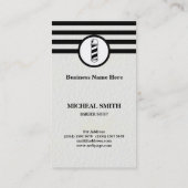 Einfache Minimalistische Strickschick-Shops Visitenkarte (Rückseite)