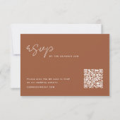 Einfache Minimalistische UAWG mit QR-Code-Karte Mitteilungskarte (Vorderseite)