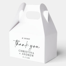 Einfache Minimalistische und moderne Hochzeit Geschenkschachtel