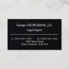 Einfache, Minimalistische Visitenkarte