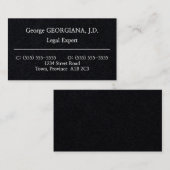 Einfache, Minimalistische Visitenkarte (Vorne/Hinten)