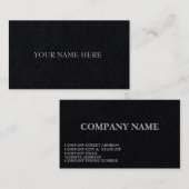 Einfache Minimalistische Visitenkarte (Vorne/Hinten)
