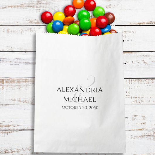 Einfache Minimalistische Vorliebe für Süßigkeiten Geschenktütchen