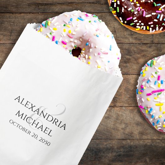 Einfache Minimalistische Vorliebe für Süßigkeiten Geschenktütchen