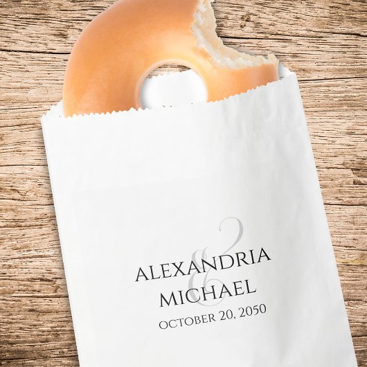 Einfache Minimalistische Vorliebe für Süßigkeiten Geschenktütchen