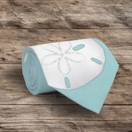 Einfache Minimalistische Wasserfarbe Türkisch Blau Krawatte