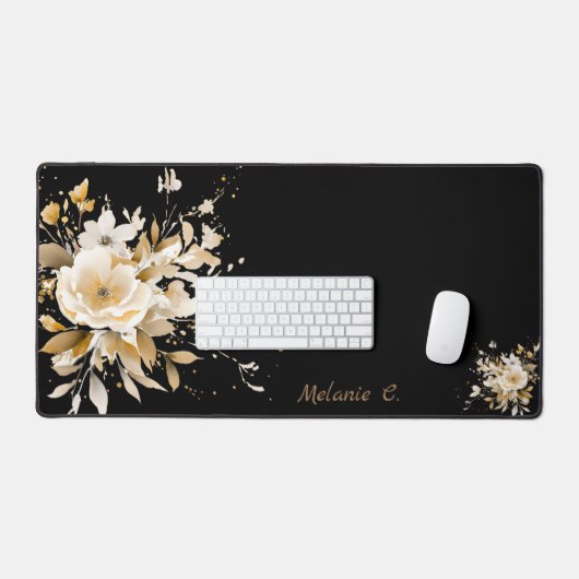 Einfache Minimalistische Wasserfarbenzeichen Schreibtischunterlage (Tastatur & Maus)