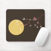 Einfache Minimalistische Whimsistische Nistvögel & Mousepad (Mit Mouse)