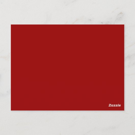 Einfache Minimalistische Zweitglücksszenierung Chi Postkarte (Rückseite)