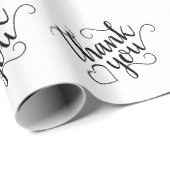 Einfache Minimalschrift | Classic Branding Vielen  Geschenkpapier (Rolleneckpunkt)