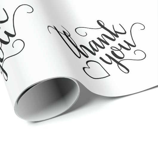 Einfache Minimalschrift | Classic Branding Vielen Geschenkpapier (Rolleneckpunkt)