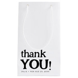 Einfache MinimalWedding Vielen Dank Kleine Geschenktüte
