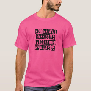 Einfache Minimalwerte, die nie so unterhalten werd T-Shirt